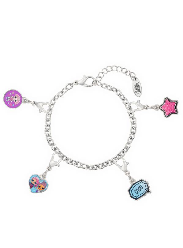 L.O.L. Surprise! Silver-Plated Charm Bracelet - One Size